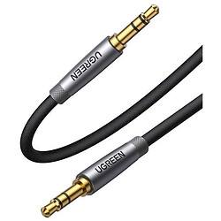 AUX кабель Ugreen AV150, 1.0 м., 3.5 мм., Серый