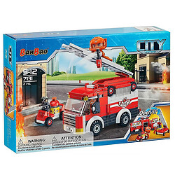 Конструктор детский BanBao серия City Пожарный автомобиль
