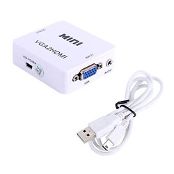 Конвертер VGA - HDMI, Белый