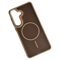 Чохол (накладка) Samsung Galaxy S26 / Galaxy S26 Pro, Matte Corrugated Camera Thin, MagSafe, Коричневий